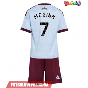 Lacne Dětský Futbalové dres Aston Villa John McGinn #7 2026-27 Krátky Rukáv - Tretina (+ trenírky)